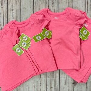 Girls Circo Hot Pink T-Shirt with Bow BUNDLE 2T,3T,4T,5T - Great to Decorate!